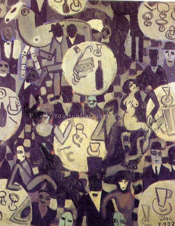 酒店景色 - 萨尔瓦多·达利